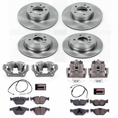 Power Stop KCOE7024 Autospecialty 1-Click OE Replacement Front And Rear Brake Kit With Calipers for 2013-2015 BMW X1 SDRIVE28I product image