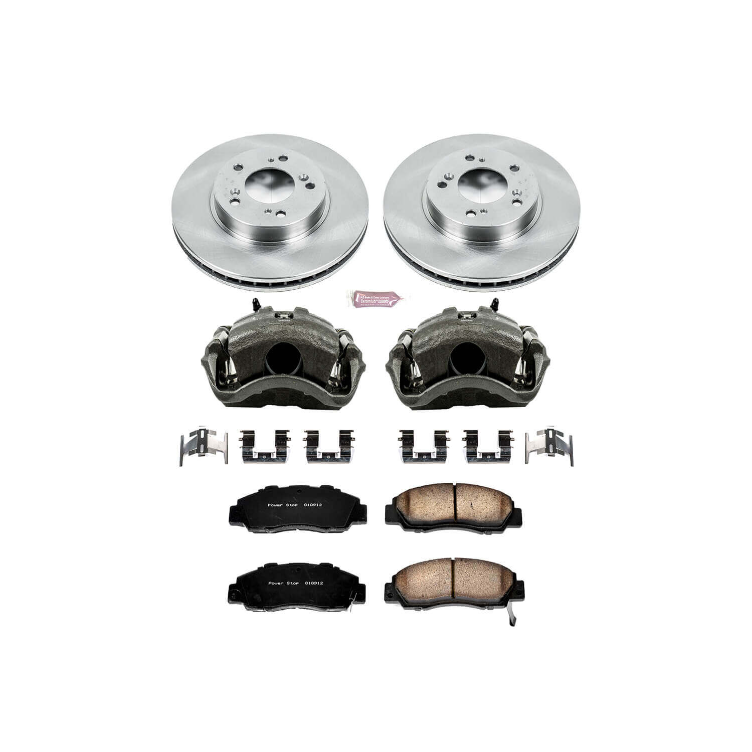Power Stop KCOE704 Autospecialty 1-Click Daily Driver Front Brake Kit for 1997-2001 Acura Integra Type R product image