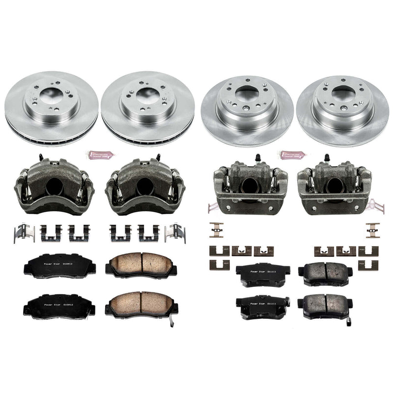 Power Stop KCOE705 Autospecialty 1-Click Daily Driver Front And Rear Brake Kit for 1995-1998 Honda Odyssey product image