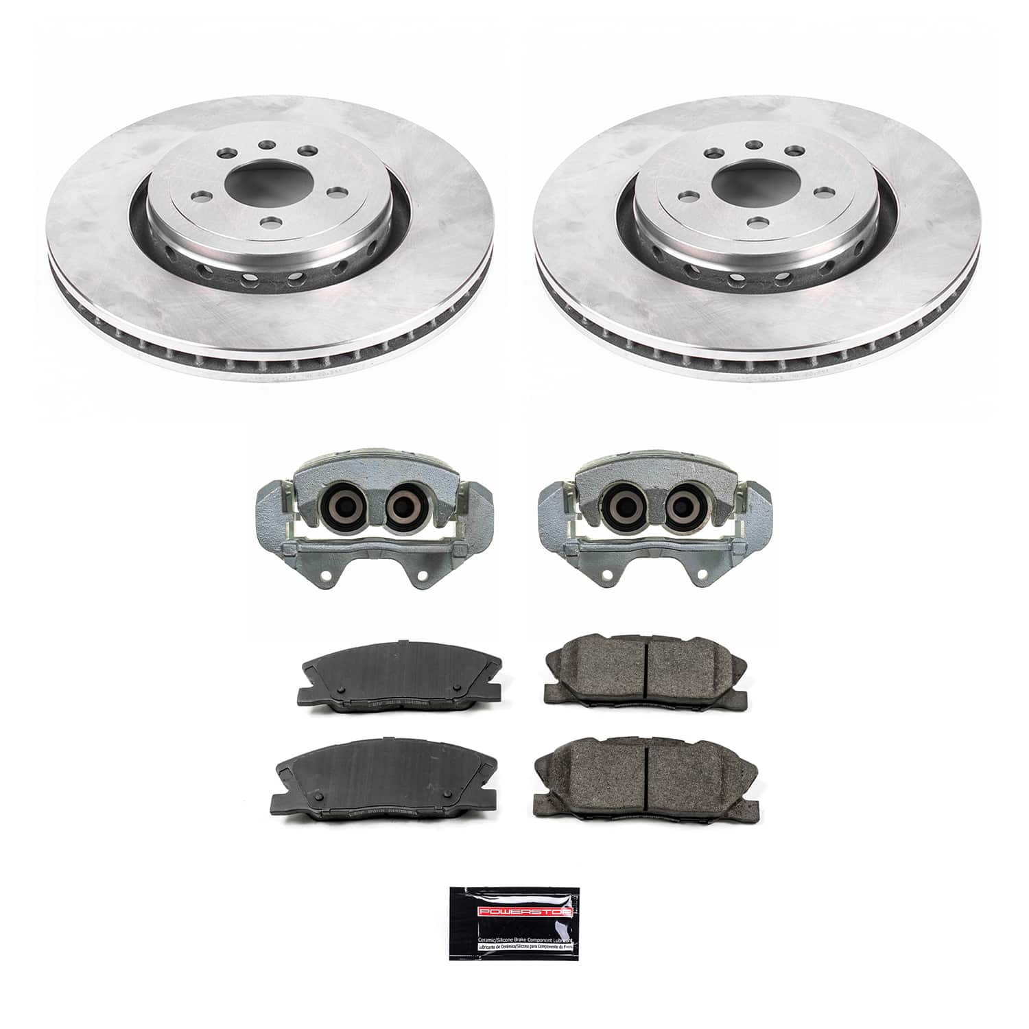 Power Stop KCOE7050 Front Autospecialty 1-Click OE Replacement Pad And Rotor Kit With Caliper for 2014-2023 Dodge Charger Pursuit product image