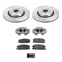 Power Stop KCOE7050 Front Autospecialty 1-Click OE Replacement Pad And Rotor Kit With Caliper for 2014-2023 Dodge Charger Pursuit product image