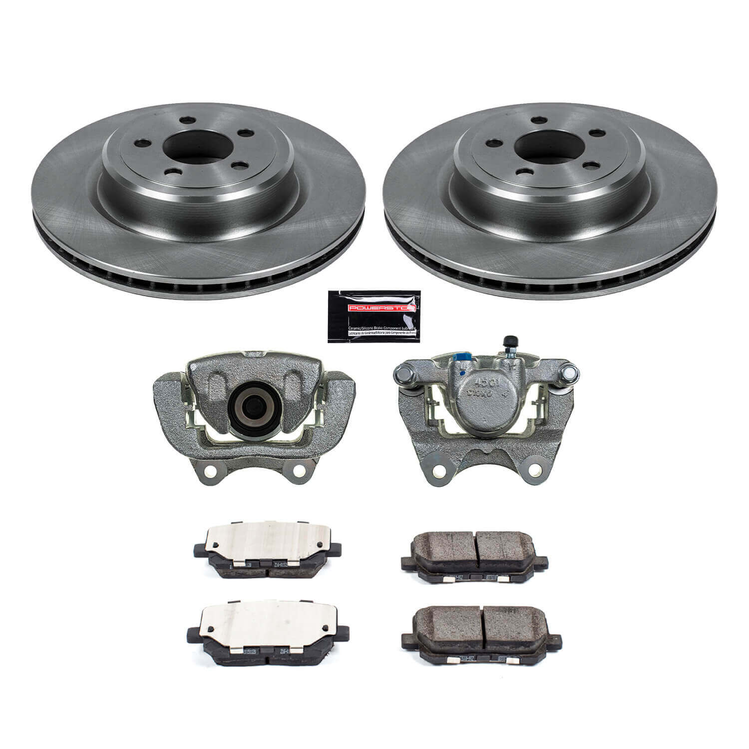 Power Stop KCOE7052 Rear Autospecialty 1-Click OE Replacement Pad And Rotor Kit With Calipers for 2015-2023 Dodge Charger Pursuit product image