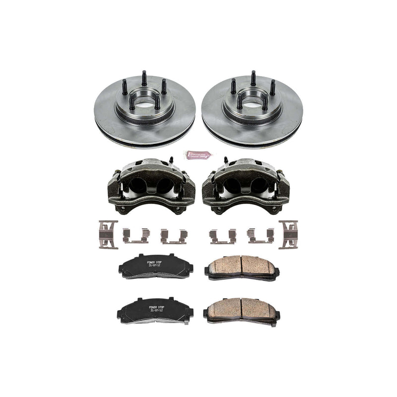 Power Stop KCOE7070 Autospecialty 1-Click Daily Driver Front Brake Kit for 1995-1997 Ford Ranger 4 Wheel Drive 2-WHEEL ABS product image