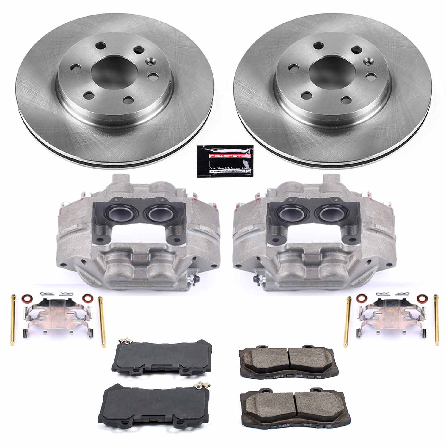 Power Stop KCOE7126 Autospecialty 1-Click OE Replacement Front Brake Kit With Calipers for 2015-2019 Chevrolet Colorado product image