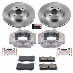Power Stop KCOE7126 Autospecialty 1-Click OE Replacement Front Brake Kit With Calipers for 2015-2019 Chevrolet Colorado product image
