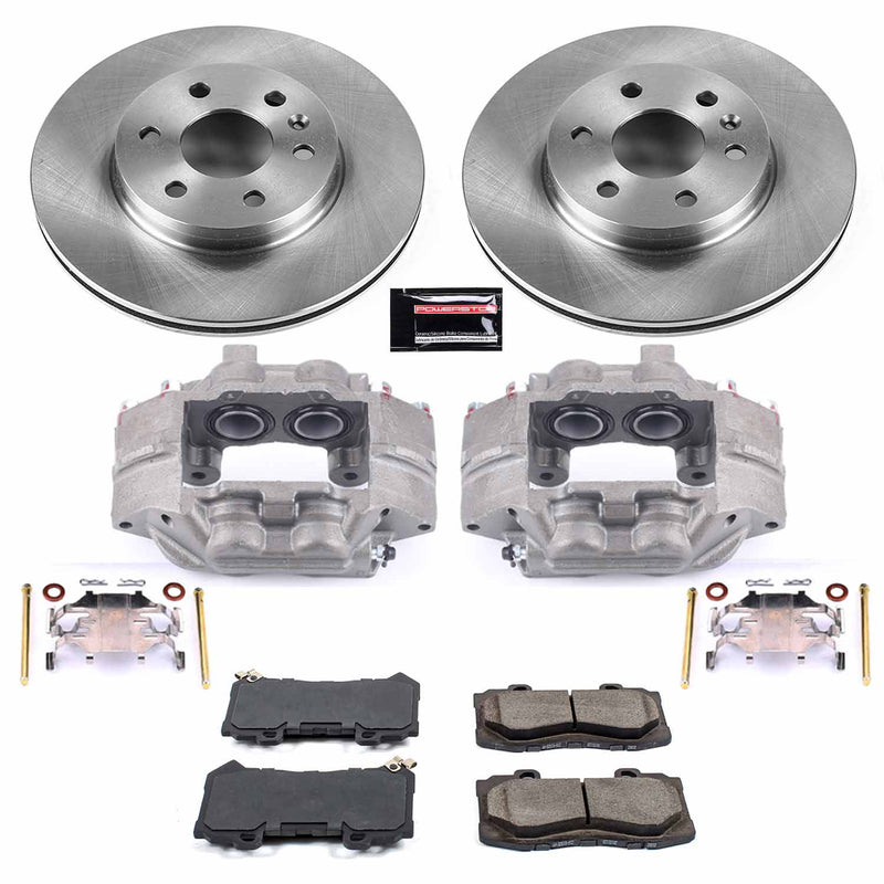 Power Stop KCOE7126 Autospecialty 1-Click OE Replacement Front Brake Kit With Calipers for 2015-2019 Chevrolet Colorado product image