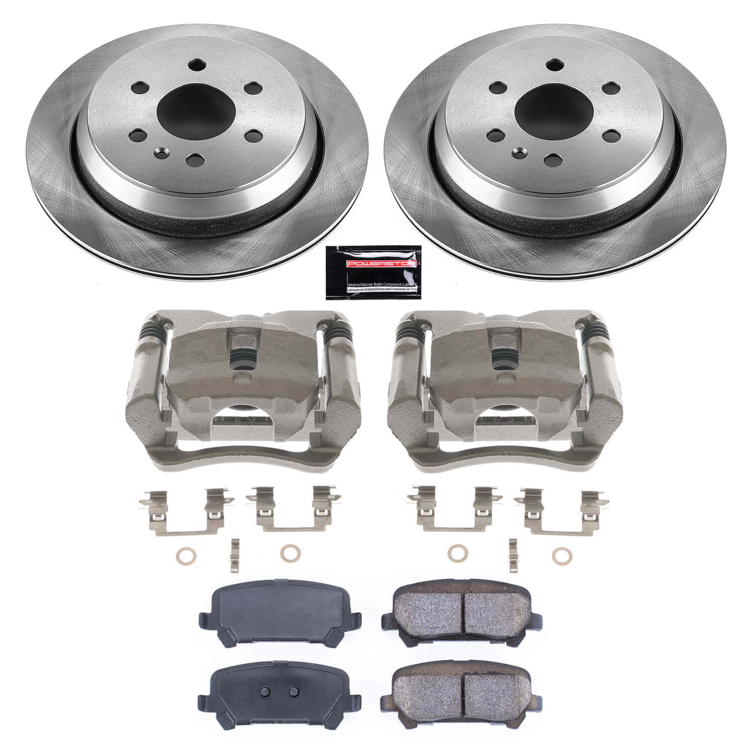 Power Stop KCOE7127 Autospecialty 1-Click OE Replacement Pad And Rotor Kit With Calipers for 2015-2019 Chevrolet Colorado product image