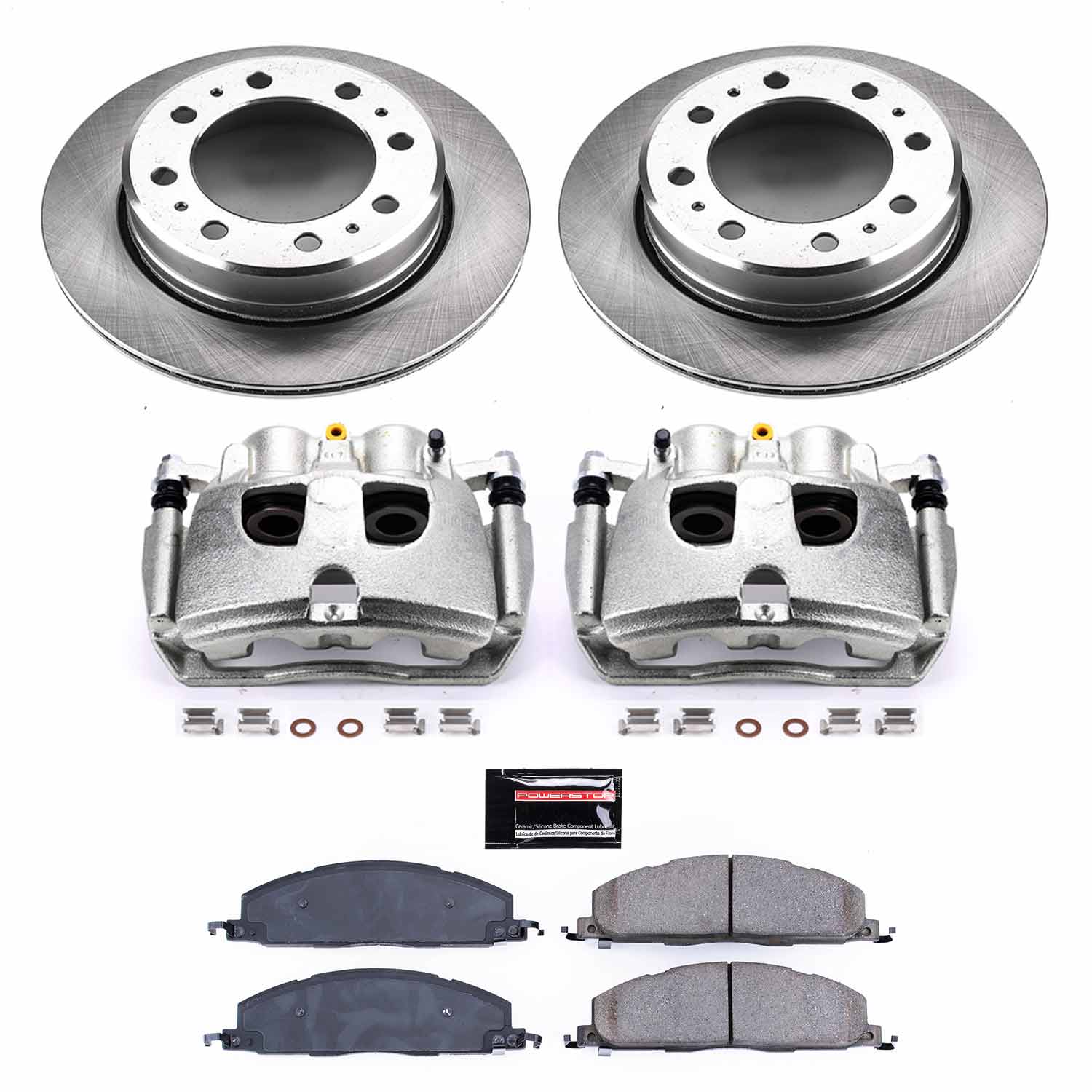 Power Stop KCOE7131 Autospecialty 1-Click OE Replacement Rear Brake Kit With Calipers for 2013-2018 Dodge Ram 3500 product image