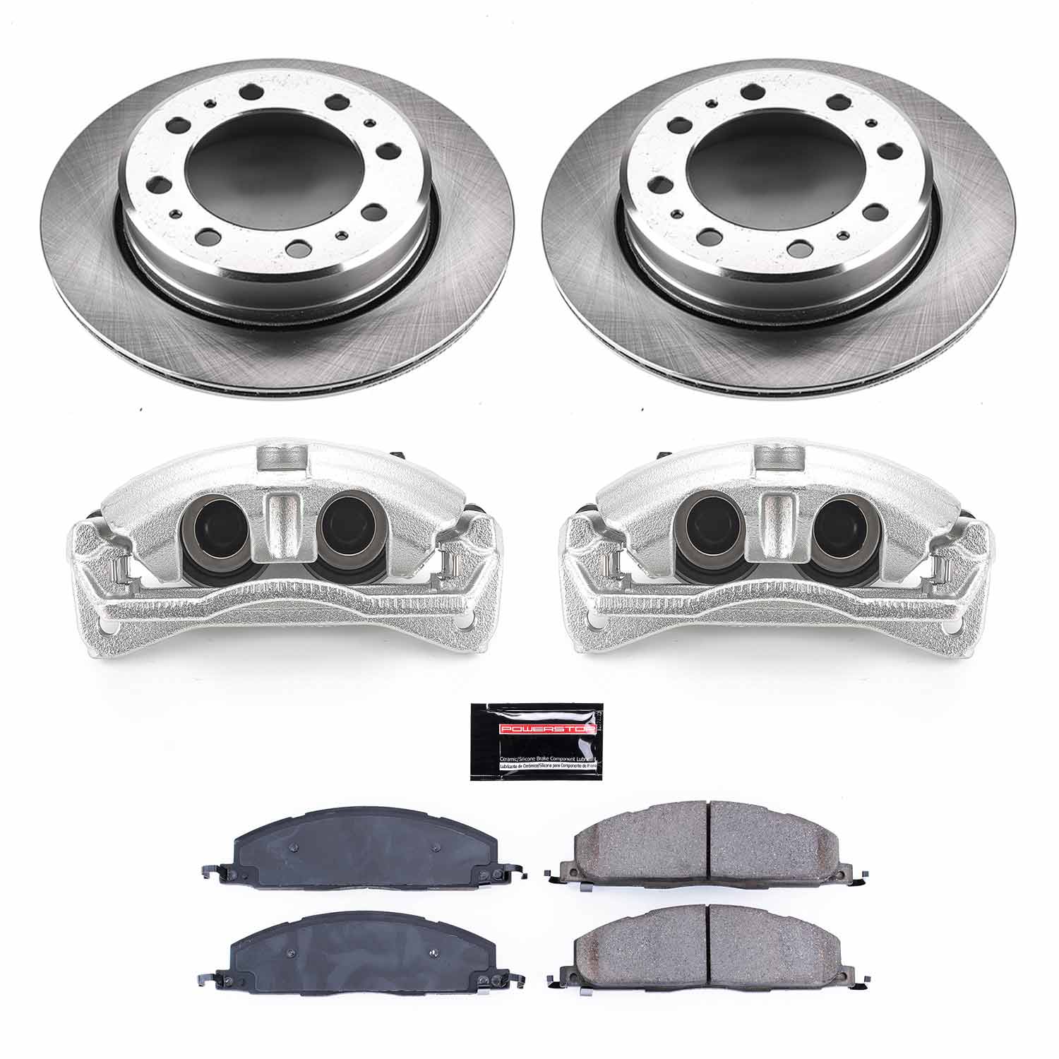 Power Stop KCOE7131A Autospecialty 1-Click OE Replacement Pad And Rotor Kit With Calipers for 2013-2018 Dodge Ram 3500 product image