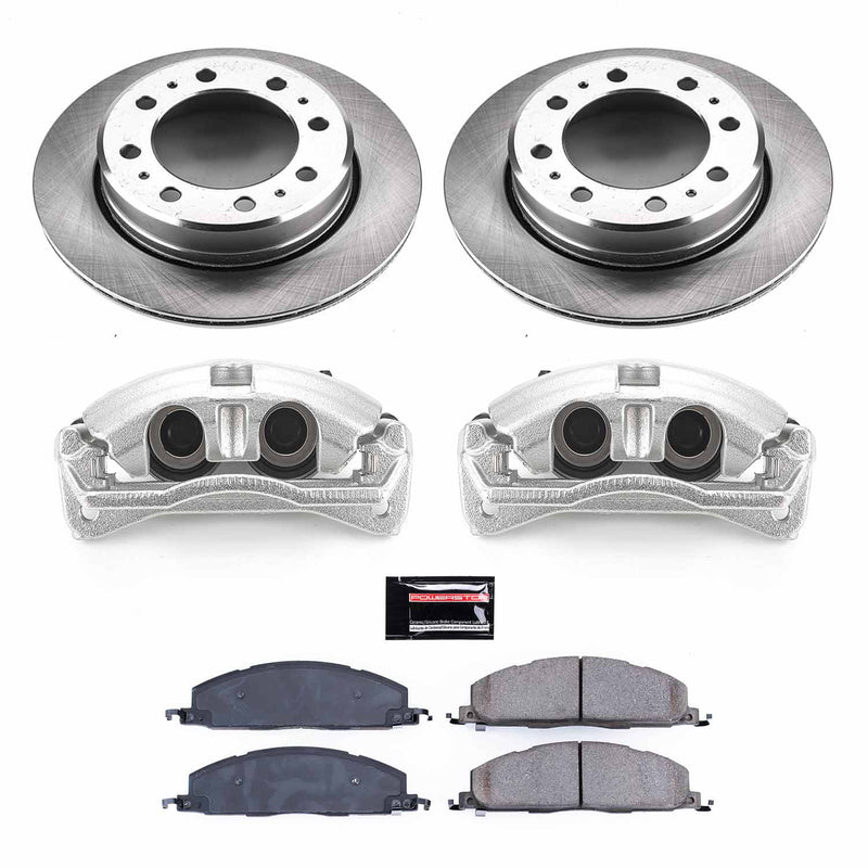Power Stop KCOE7131A Autospecialty 1-Click OE Replacement Pad And Rotor Kit With Calipers for 2013-2018 Dodge Ram 3500 product image