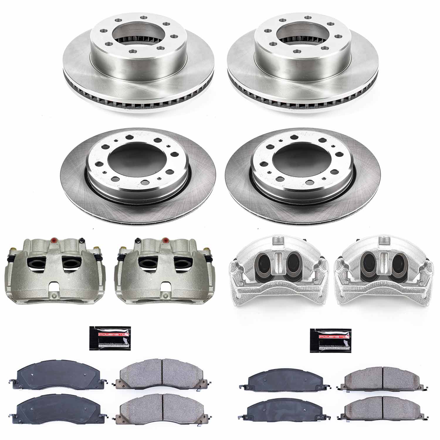 Power Stop KCOE7141A Autospecialty 1-Click OE Replacement Pad And Rotor Kit With Calipers for 2013-2018 Dodge Ram 3500 product image