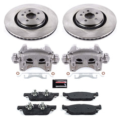 Power Stop KCOE7143 Autospecialty 1-Click OE Replacement Pad And Rotor Kit With Calipers for 2015-2018 Ford Edge product image