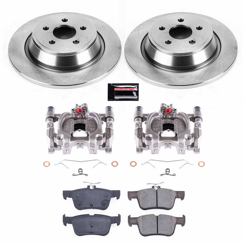 Power Stop KCOE7144A Autospecialty 1-Click OE Replacement Pad And Rotor Kit With Calipers for 2017-2020 Lincoln Mkz product image