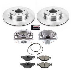 Power Stop KCOE7162 Front Autospecialty 1-Click OE Replacement Pad And Rotor Kit With Calipers for 2012-2013 BMW 528I product image