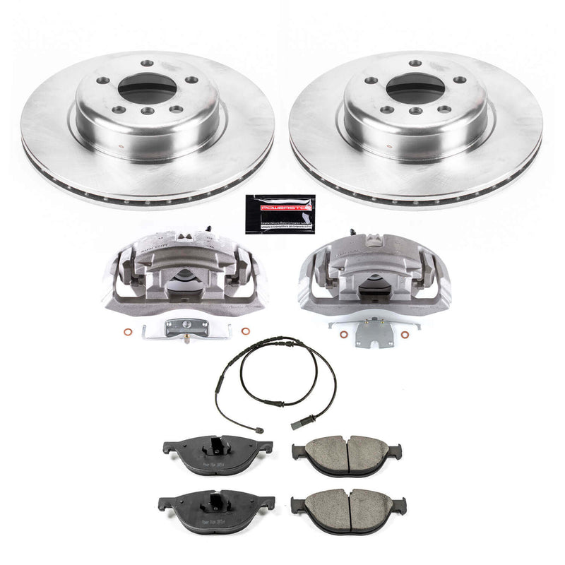 Power Stop KCOE7162 Front Autospecialty 1-Click OE Replacement Pad And Rotor Kit With Calipers for 2012-2013 BMW 528I product image