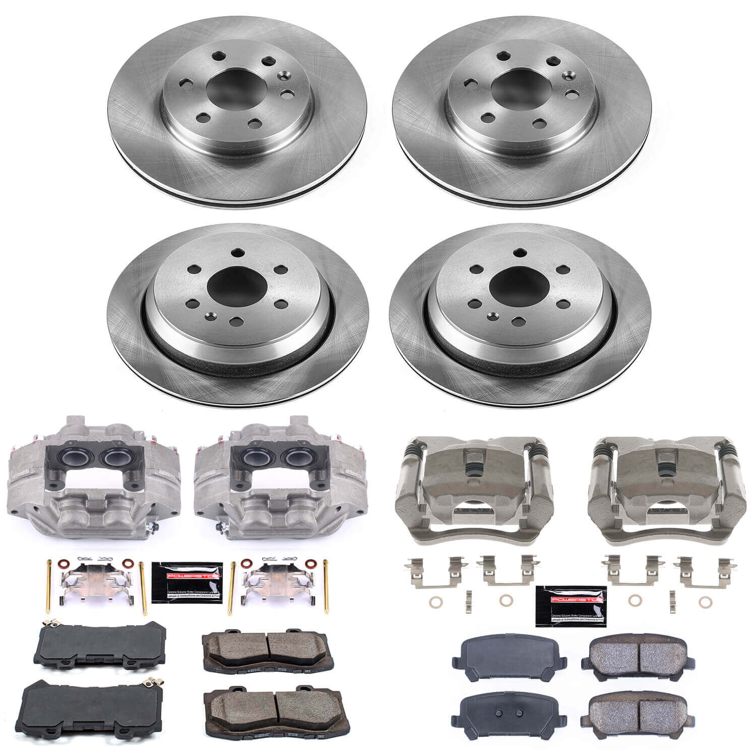 Power Stop KCOE7228 Autospecialty 1-Click OE Replacement Pad And Rotor Kit With Calipers for 2015-2019 Chevrolet Colorado product image