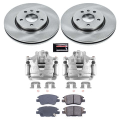 Power Stop KCOE7399 Autospecialty 1-Click OE Replacement Front Brake Kit With Calipers for 2017-2019 Chevrolet Bolt EV product image