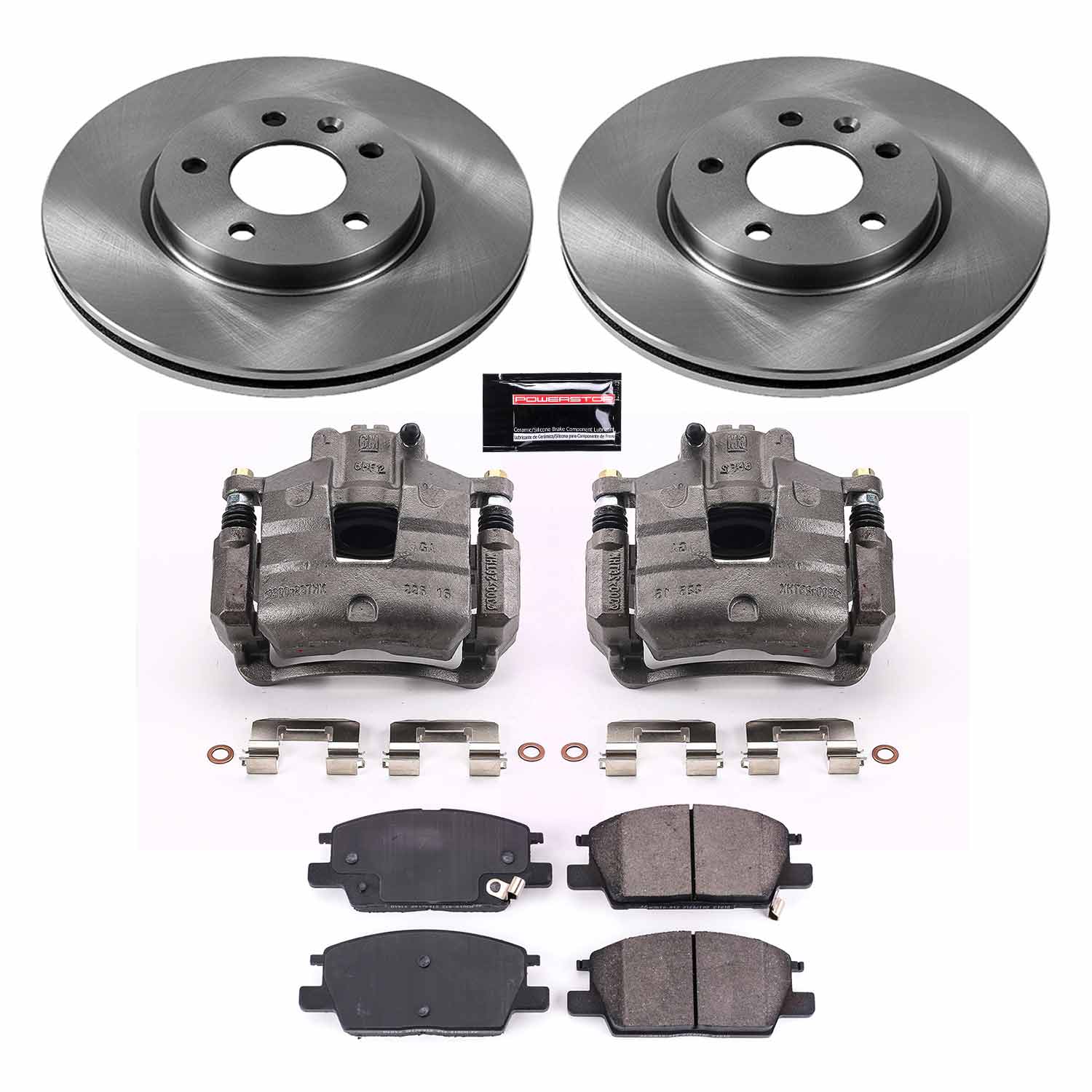 Power Stop KCOE7400 Autospecialty 1-Click OE Replacement Front Brake Kit With Calipers for 2017-2019 Buick Lacrosse product image