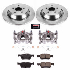Power Stop KCOE7417 Autospecialty 1-Click OE Replacement Pad And Rotor Kit With Calipers for 2017-2019 Ford Fusion Sport product image