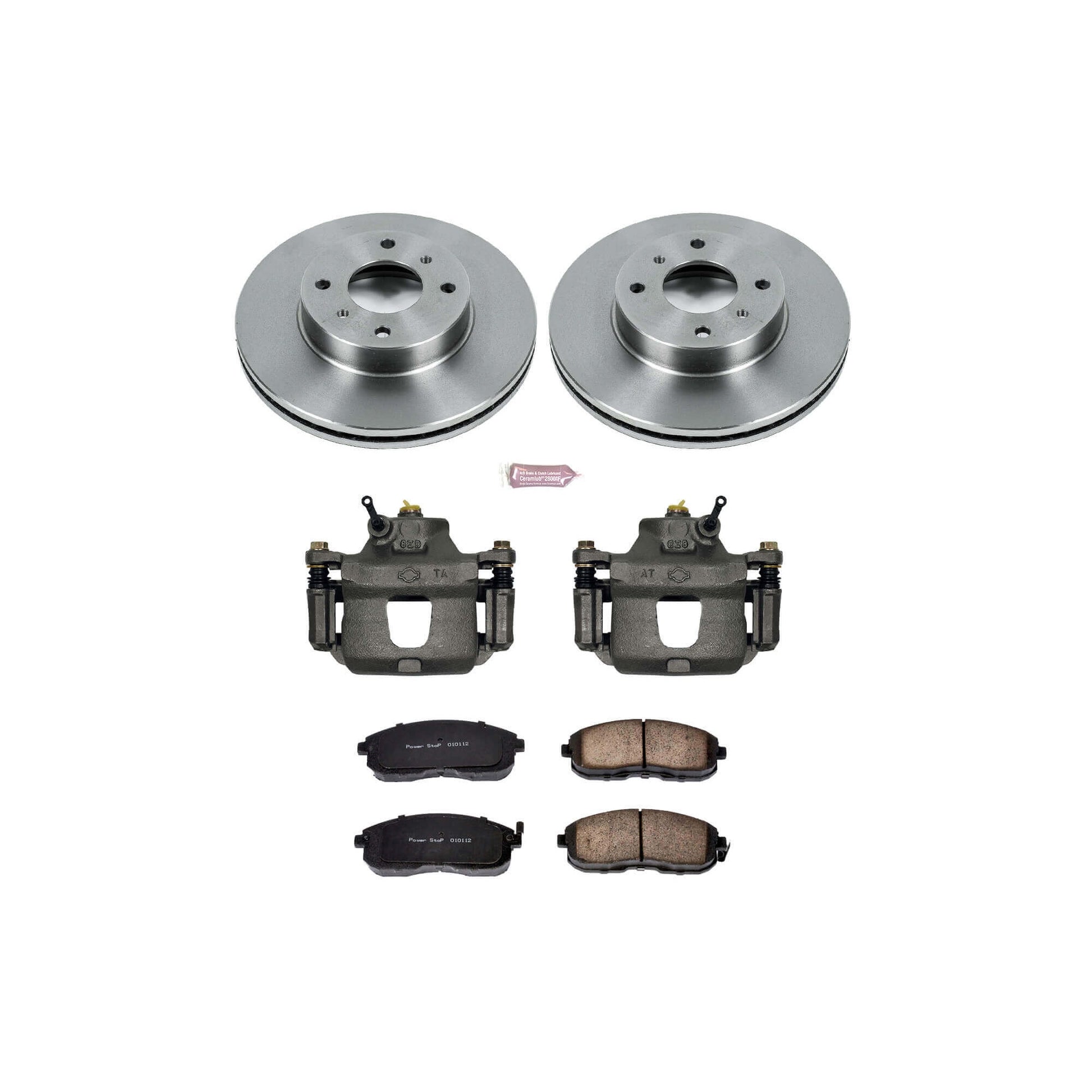 Power Stop KCOE749 Autospecialty 1-Click Daily Driver Front Brake Kit for 1993 Nissan Altima product image