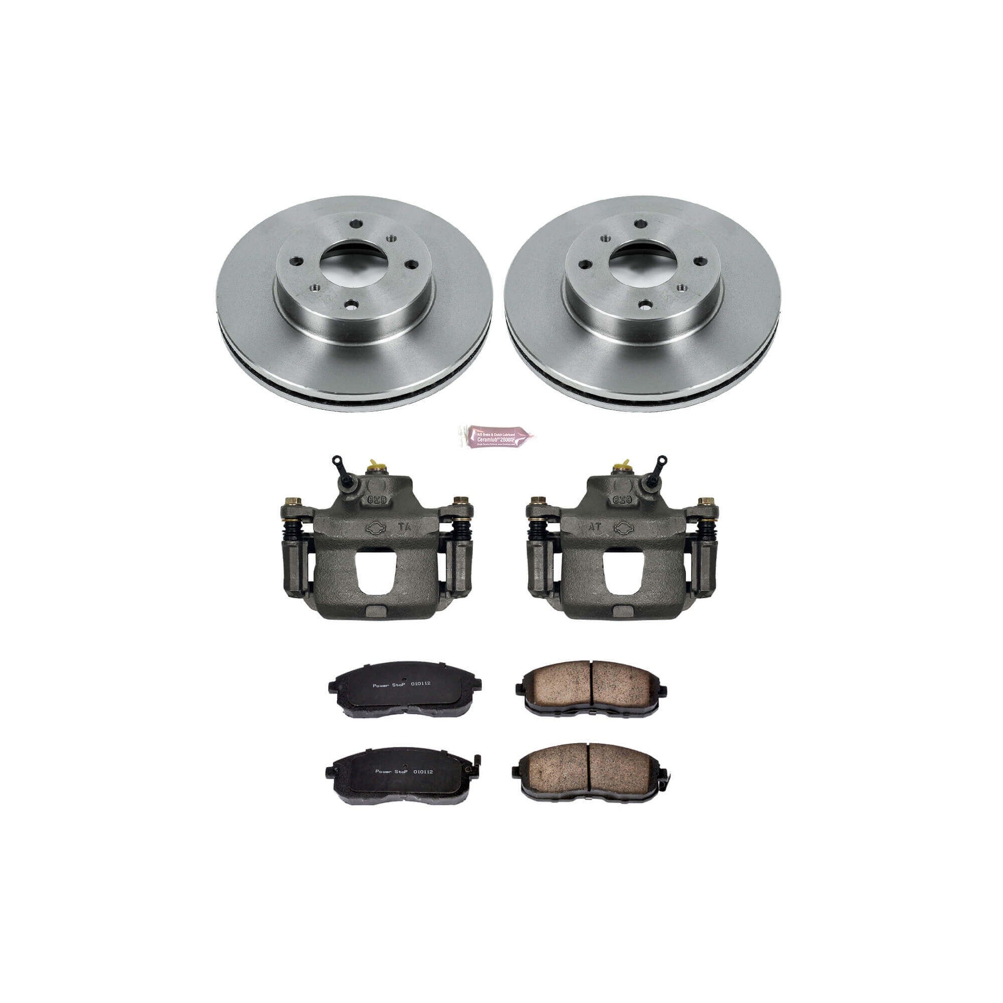 Power Stop KCOE749 Autospecialty 1-Click Daily Driver Front Brake Kit for 1993 Nissan Altima product image