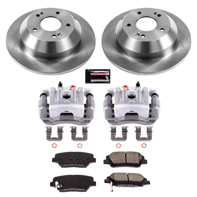 Power Stop KCOE7507 Autospecialty 1-Click OE Replacement Pad And Rotor Kit With Calipers for 2010-2012 Hyundai Santa Fe product image
