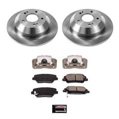 Power Stop KCOE7507A Rear Autospecialty 1-Click OE Replacement Pad And Rotor Kit With Caliper for 2013-2016 Hyundai Santa Fe product image