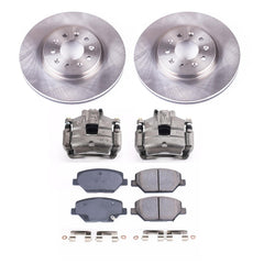 Power Stop KCOE7661B - Front Z17 Evolution Pad And Autospecialty 1-Click OE Replacement Rotor Kit With Calipers vehicle fitment brake part