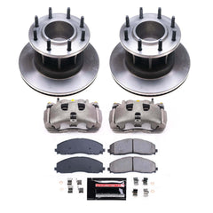 Power Stop KCOE7669 - Front Z17 Evolution Pad And Autospecialty 1-Click OE Replacement Rotor Kit With Calipers vehicle fitment brake part