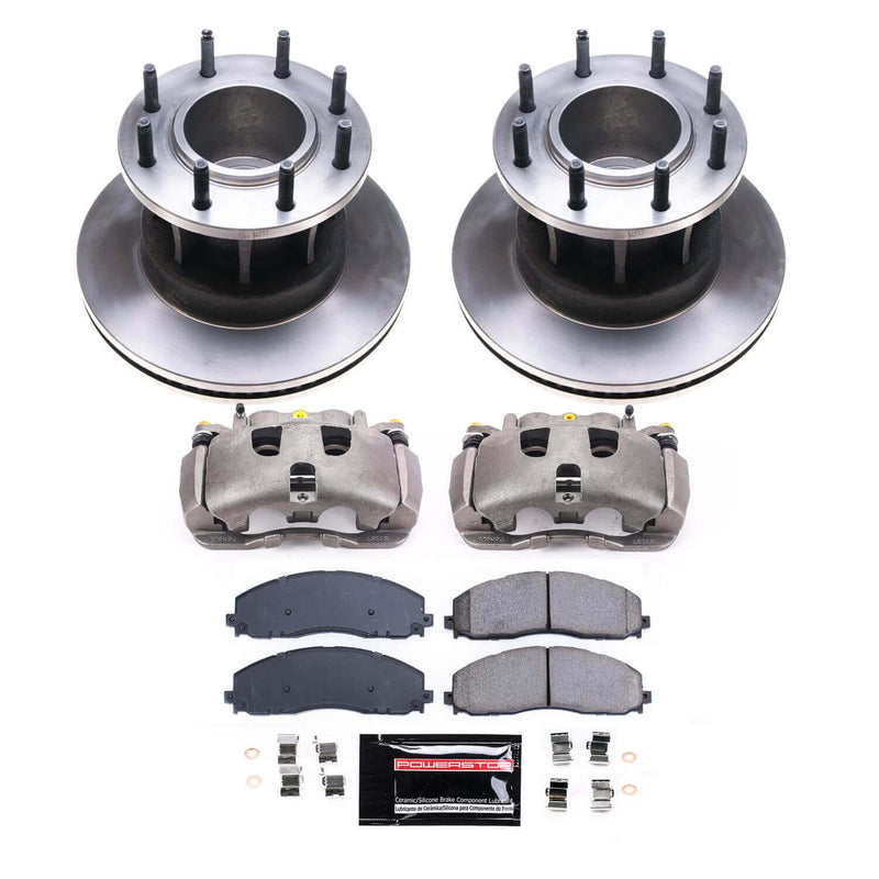 Power Stop KCOE7669 - Front Z17 Evolution Pad And Autospecialty 1-Click OE Replacement Rotor Kit With Calipers vehicle fitment brake part