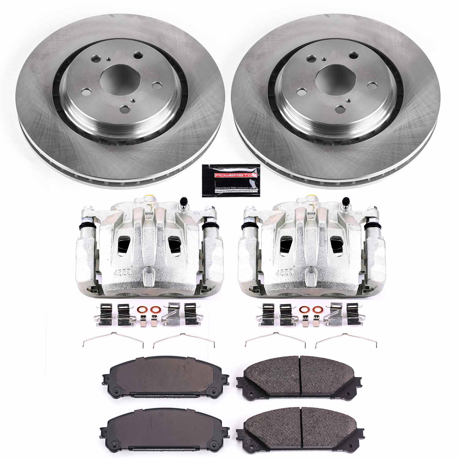 Power Stop KCOE7688 Autospecialty 1-Click OE Replacement Front Brake Kit With Calipers for 2022-2024 Lexus NX350 product image
