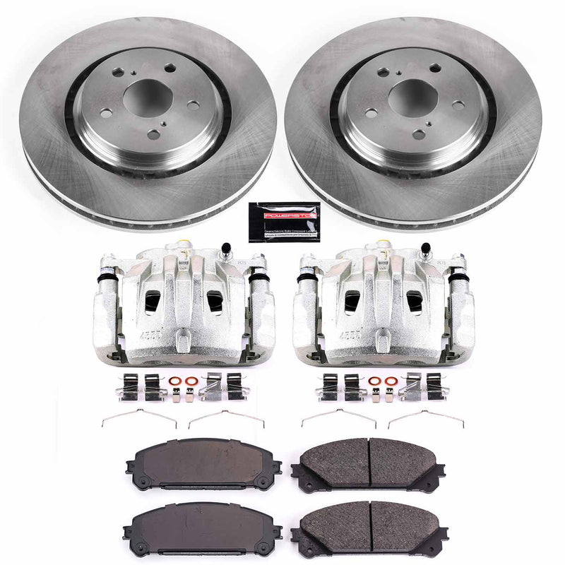 Power Stop KCOE7688 Autospecialty 1-Click OE Replacement Front Brake Kit With Calipers for 2022-2024 Lexus NX350 product image