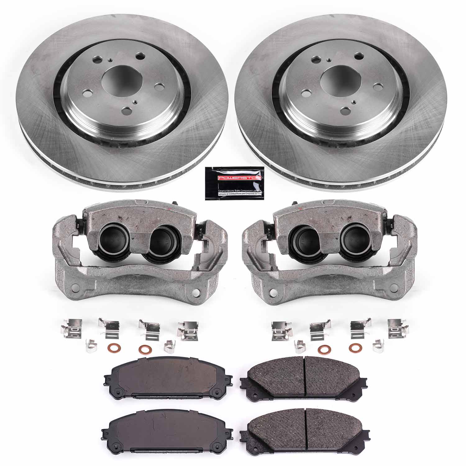 Power Stop KCOE7688A Autospecialty 1-Click OE Replacement Front Brake Kit With Calipers for 2016-2018 Lexus RX350 product image
