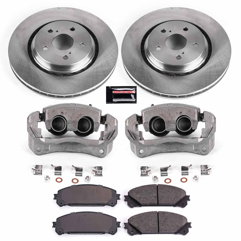 Power Stop KCOE7688A Autospecialty 1-Click OE Replacement Front Brake Kit With Calipers for 2016-2018 Lexus RX350 product image