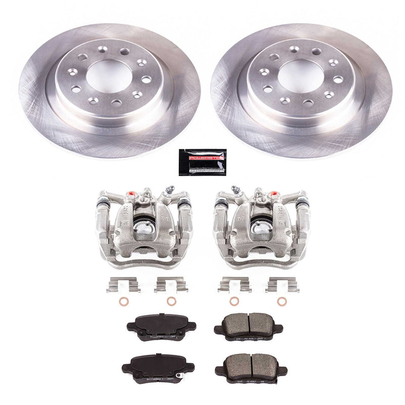 Power Stop KCOE772 Rear Autospecialty 1-Click OE Replacement Pad And Rotor Kit With Calipers for 2019 Buick Lacrosse product image