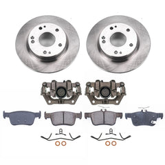 Power Stop KCOE7725 - Rear Z17 Evolution Pad And Autospecialty 1-Click OE Replacement Rotor Kit With Calipers vehicle fitment brake part