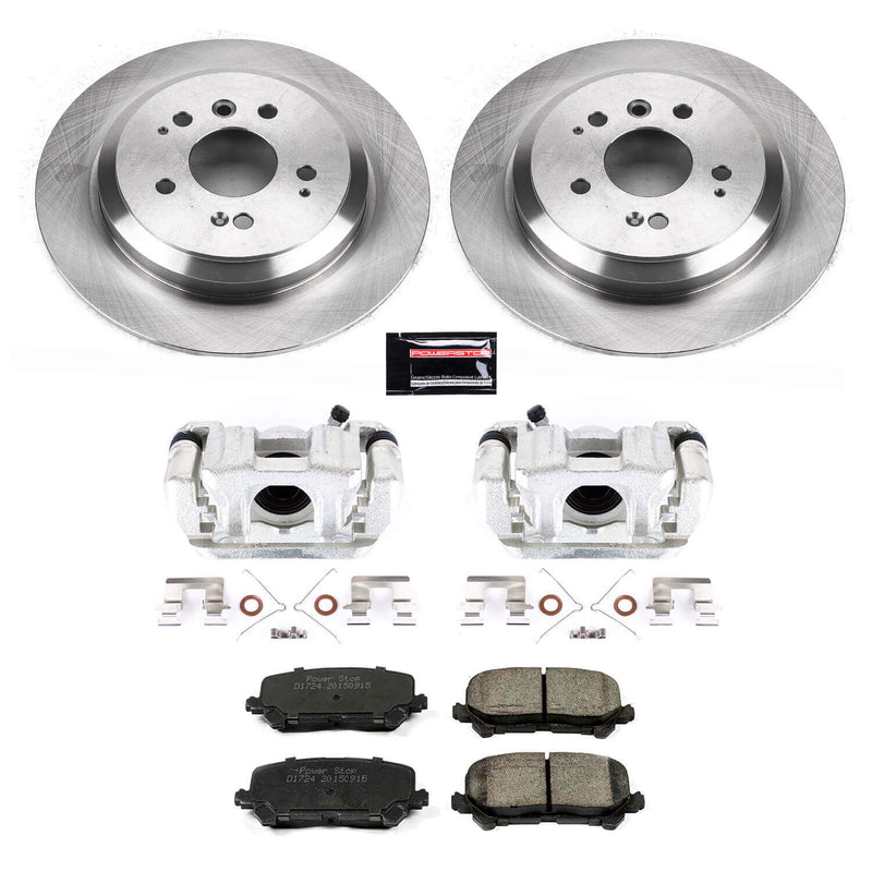 Power Stop KCOE7727 Autospecialty 1-Click OE Replacement Pad And Rotor Kit With Calipers for 2016-2021 Honda Pilot product image