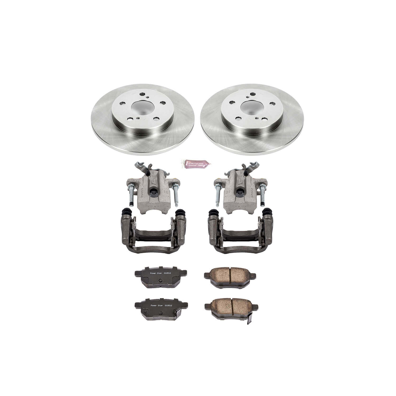 Power Stop KCOE7753 Autospecialty 1-Click Daily Driver Rear Brake Kit for 2016 Scion Im product image