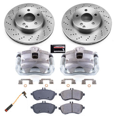 Power Stop KCOE7766 Autospecialty 1-Click OE Replacement Pad And Rotor Kit With Calipers for 2012-2015 Mercedes-Benz C250 product image