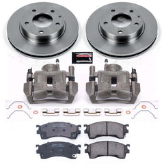Power Stop KCOE782 Autospecialty 1-Click OE Replacement Front Brake Kit With Calipers for 1993-1997 Ford Probe product image