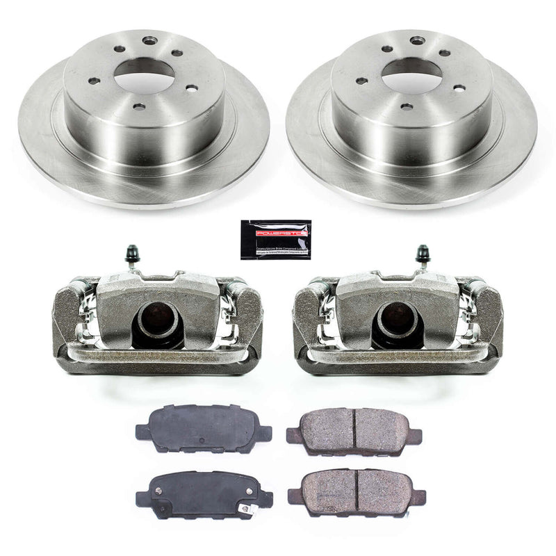 Power Stop KCOE7864 Autospecialty 1-Click OE Replacement Rear Brake Kit With Calipers for 2007-2009 Nissan Altima product image