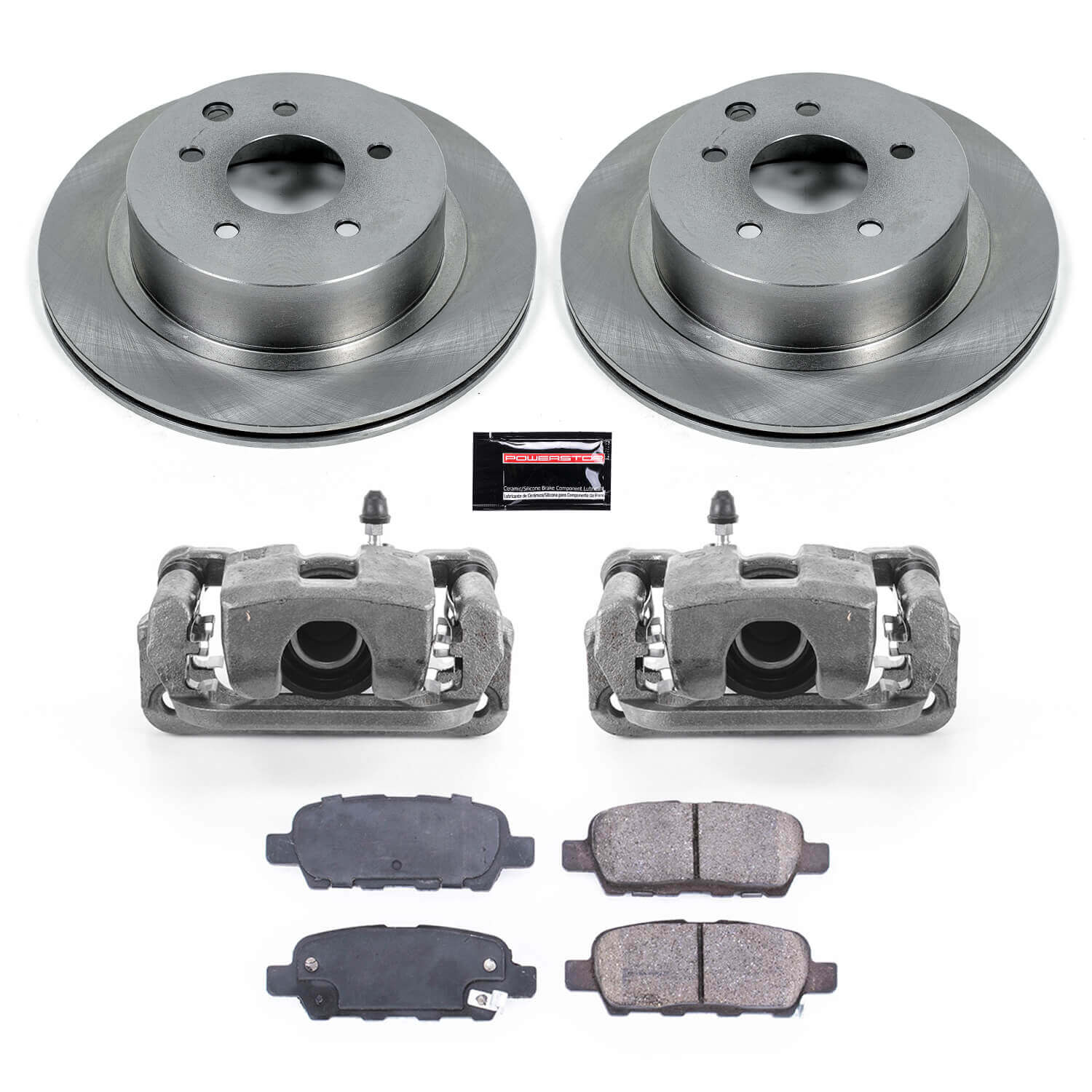 Power Stop KCOE7881 Autospecialty 1-Click OE Replacement Pad And Rotor Kit With Calipers for 2008-2013 Nissan Rogue product image