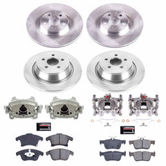 Power Stop KCOE7912 Autospecialty 1-Click OE Replacement Pad And Rotor Kit With Calipers for 2017-2020 Lincoln Mkz product image