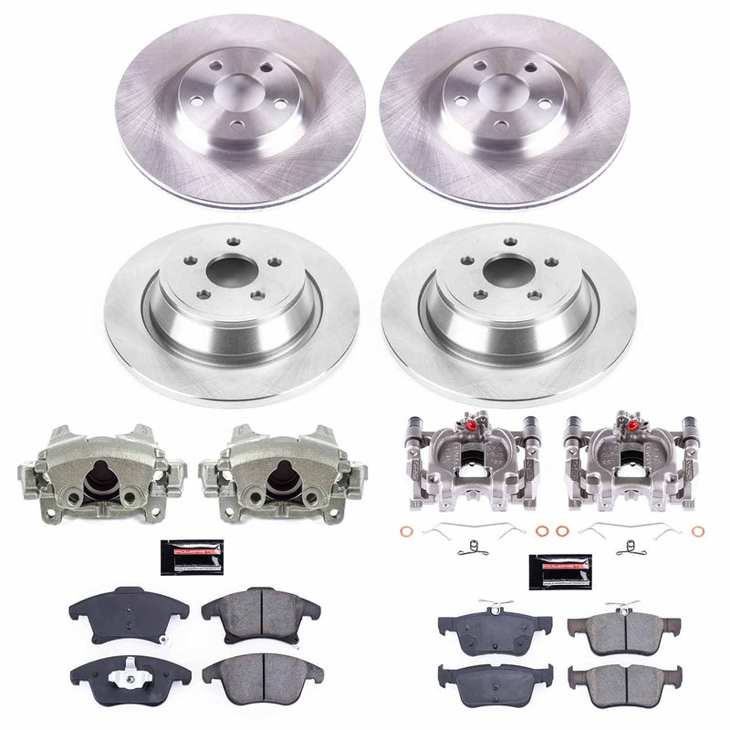 Power Stop KCOE7912 Autospecialty 1-Click OE Replacement Pad And Rotor Kit With Calipers for 2017-2020 Lincoln Mkz product image