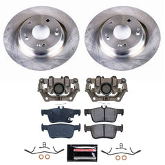 Power Stop KCOE7934 - Rear Z17 Evolution Pad And Autospecialty 1-Click OE Replacement Rotor Kit With Calipers vehicle fitment brake part