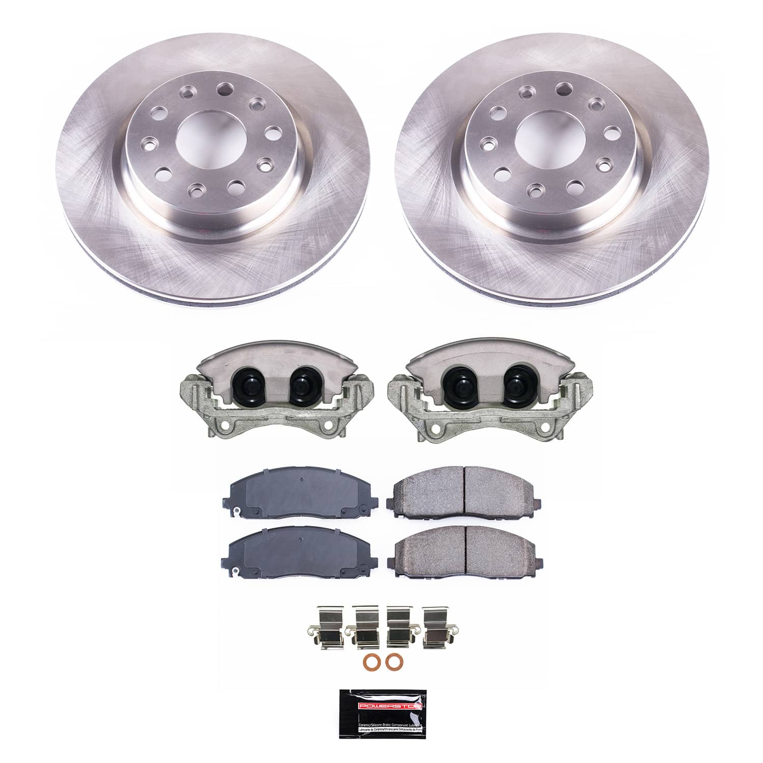 Power Stop KCOE7941A - Front Autospecialty 1-Click OE Replacement Pad And Rotor Kit With Caliper vehicle fitment brake part