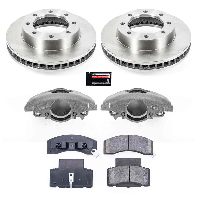 Power Stop KCOE7946 Autospecialty 1-Click OE Replacement Front Brake Kit With Calipers for 1992-2000 Chevrolet K3500 product image