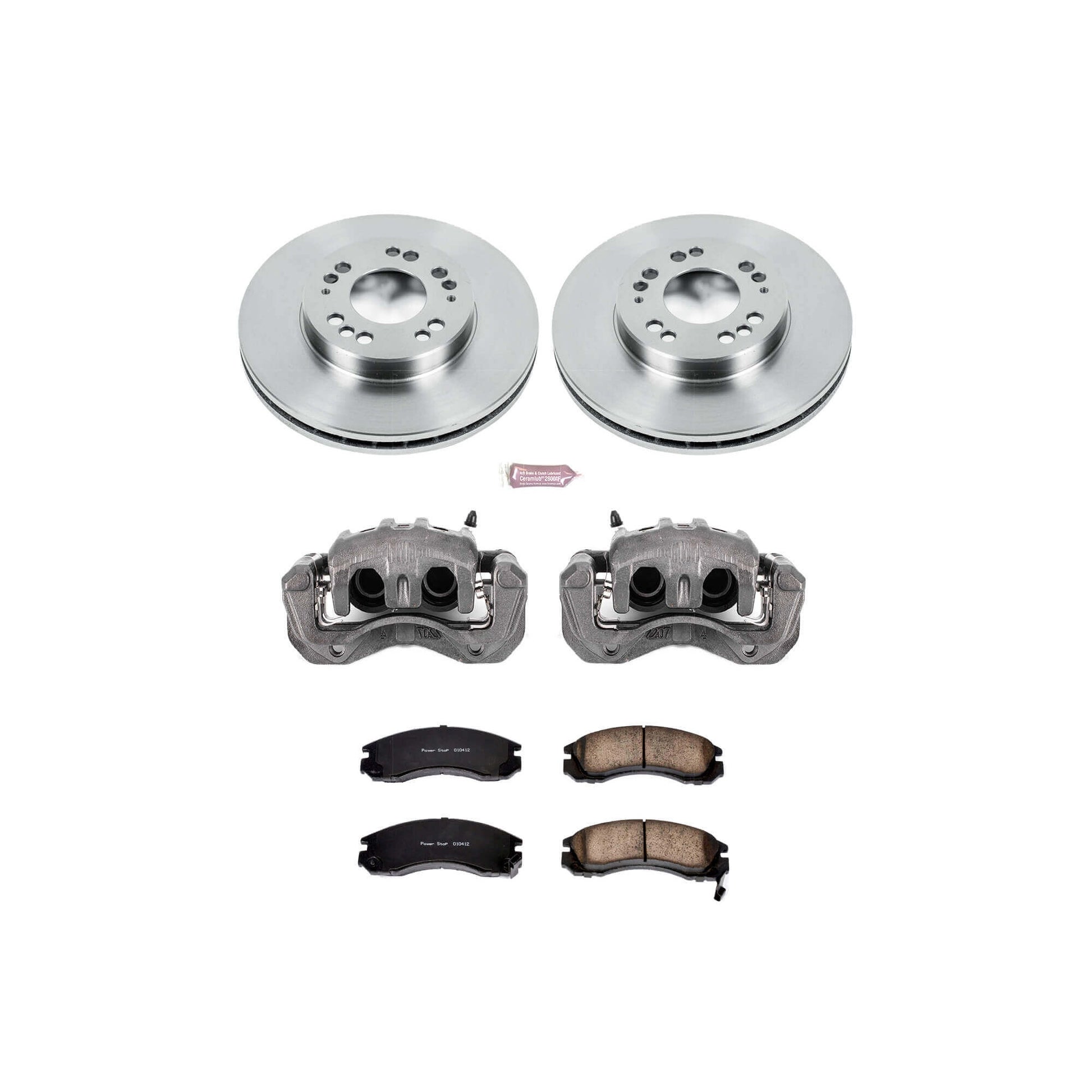 Power Stop KCOE798A Autospecialty 1-Click Daily Driver Front Brake Kit for 1994-1997 Eagle Talon All Wheel Drive product image