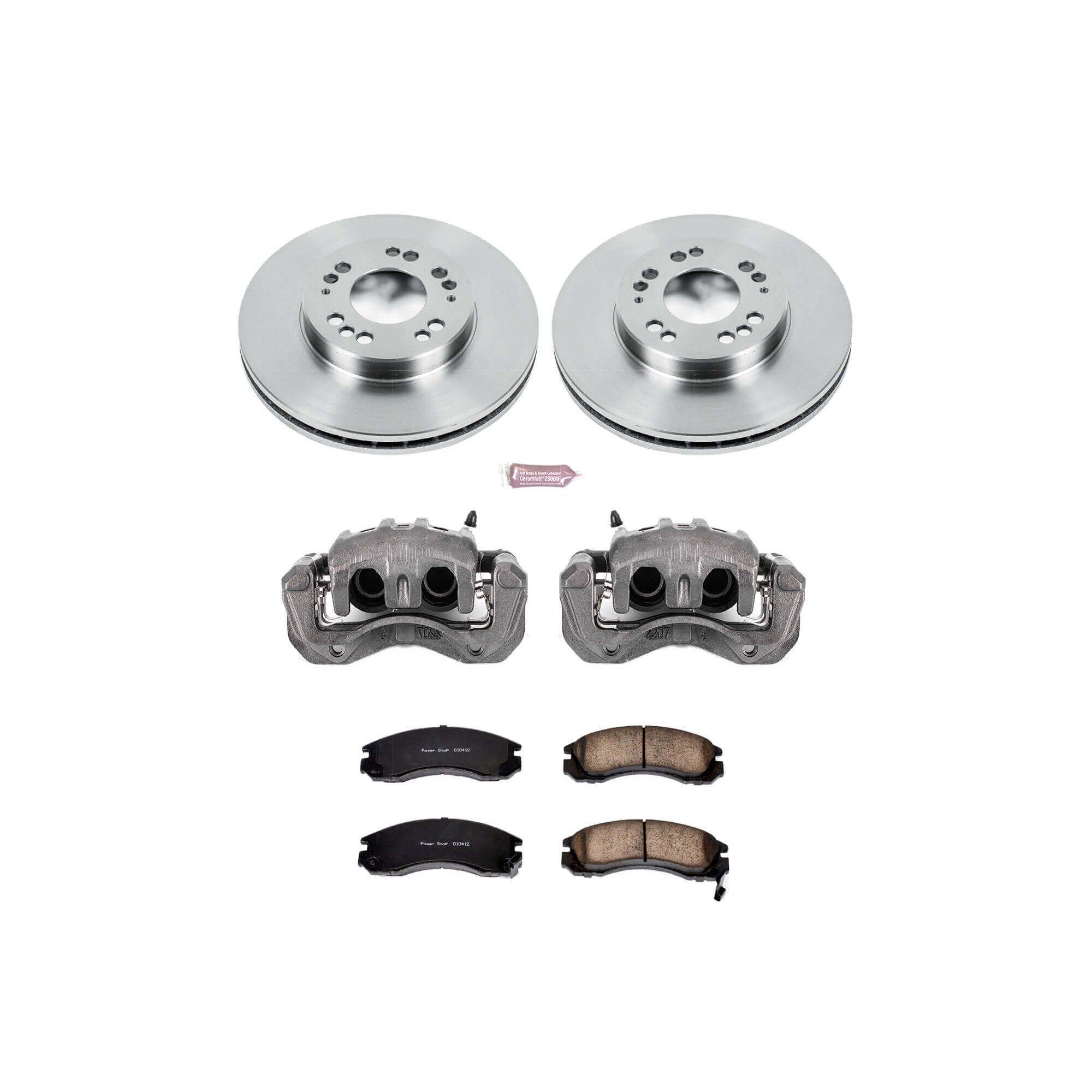 Power Stop KCOE798A Autospecialty 1-Click Daily Driver Front Brake Kit for 1994-1997 Eagle Talon All Wheel Drive product image