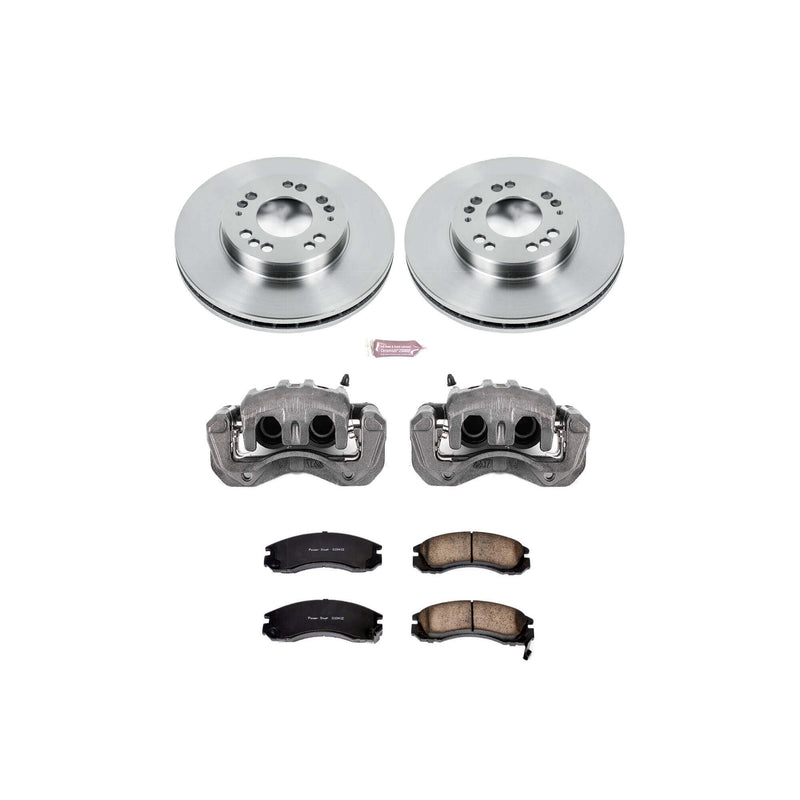 Power Stop KCOE798A Autospecialty 1-Click Daily Driver Front Brake Kit for 1994-1997 Eagle Talon All Wheel Drive product image